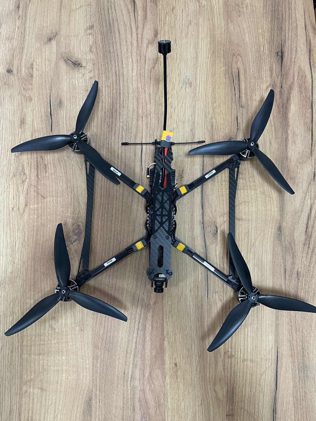 Безпілотний літальний апарат мультироторного типу (FPV) ELRS/TBS Crossfire FURY-X 8 дюймів